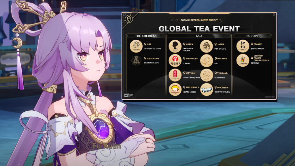 Cosmic Refreshment Supply: Honkai Star Rail’s Global Tea Event Locations