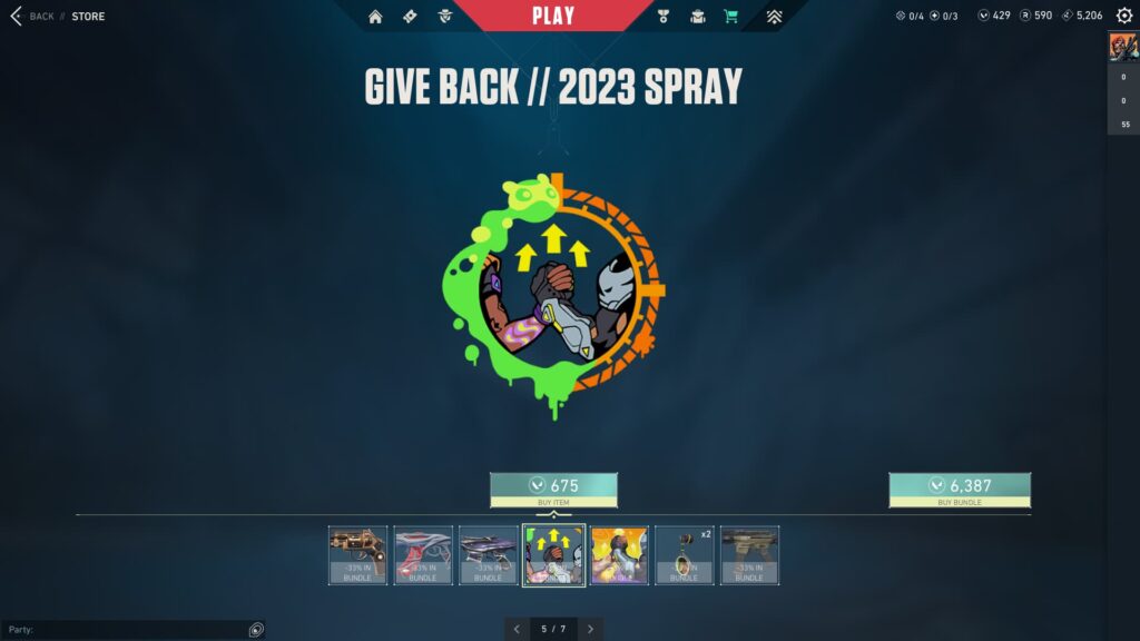 The Give Back // 2023 Spray.