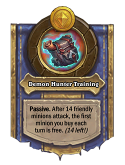 Hearthstone Battlegrounds Patch 26.6.2 has Aranna Starseeker require 14 attacks.