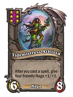Tidemistress Athissa buffs more targets in Hearthstone Battlegrounds Patch 26.6.2 