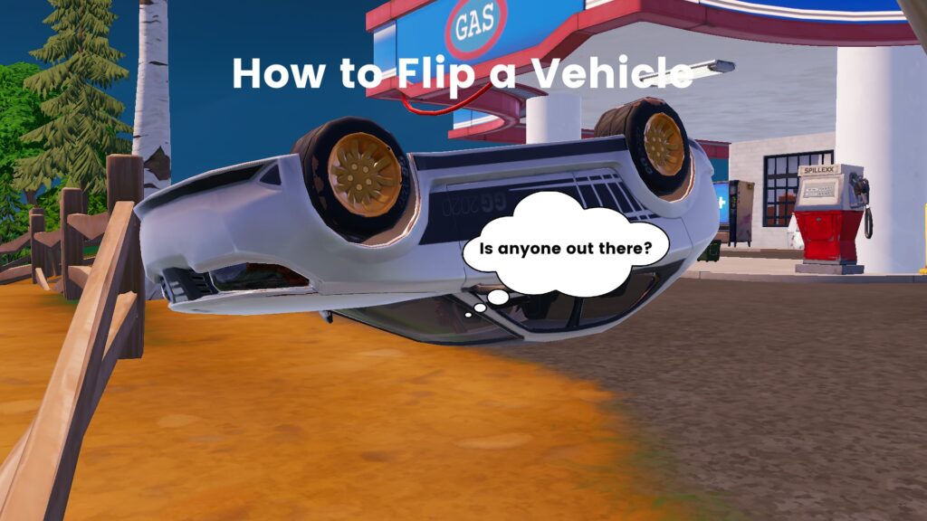 How to flip a vehicle in Fortnite