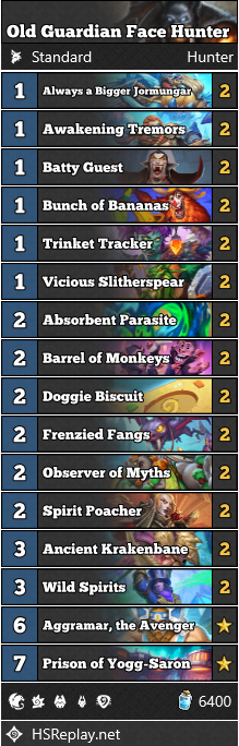 Hearthstone titans decks Hunter