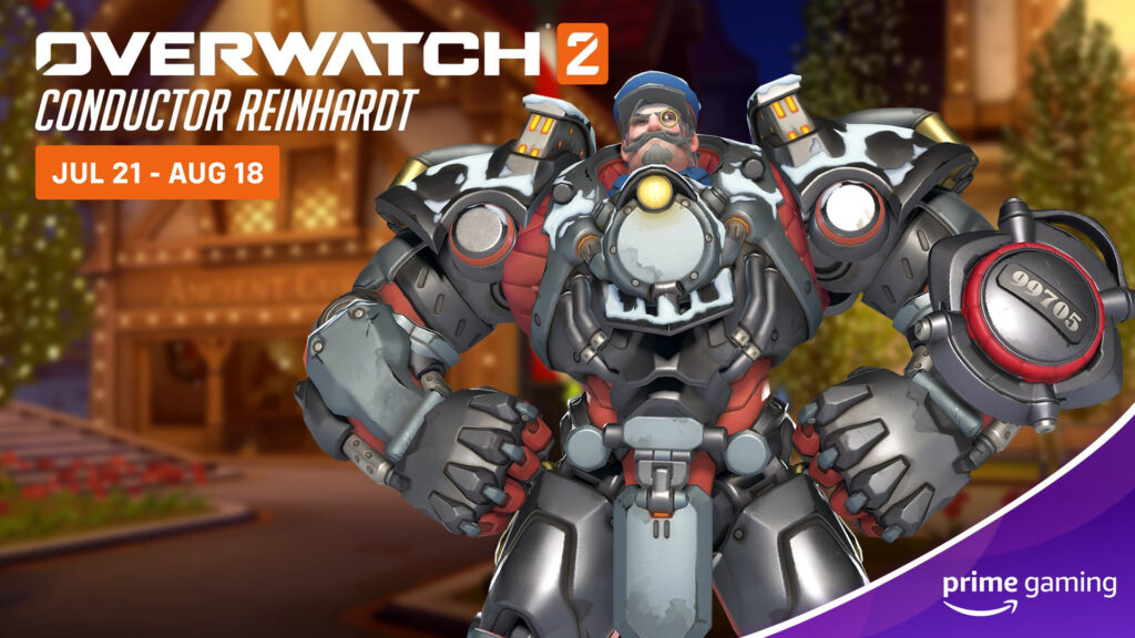 Overwatch 2 players get free legendary Conductor Reinhardt skin!