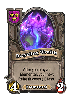 Hearthstone Battlegrounds Patch 26.6.2 takes Recycling Wraith and Elemental synergy one Tier lower.