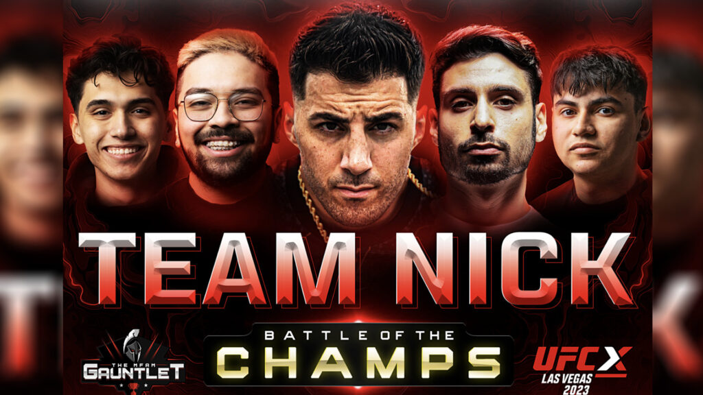 NICKMERCS MFAM GAUNTLET UFC X