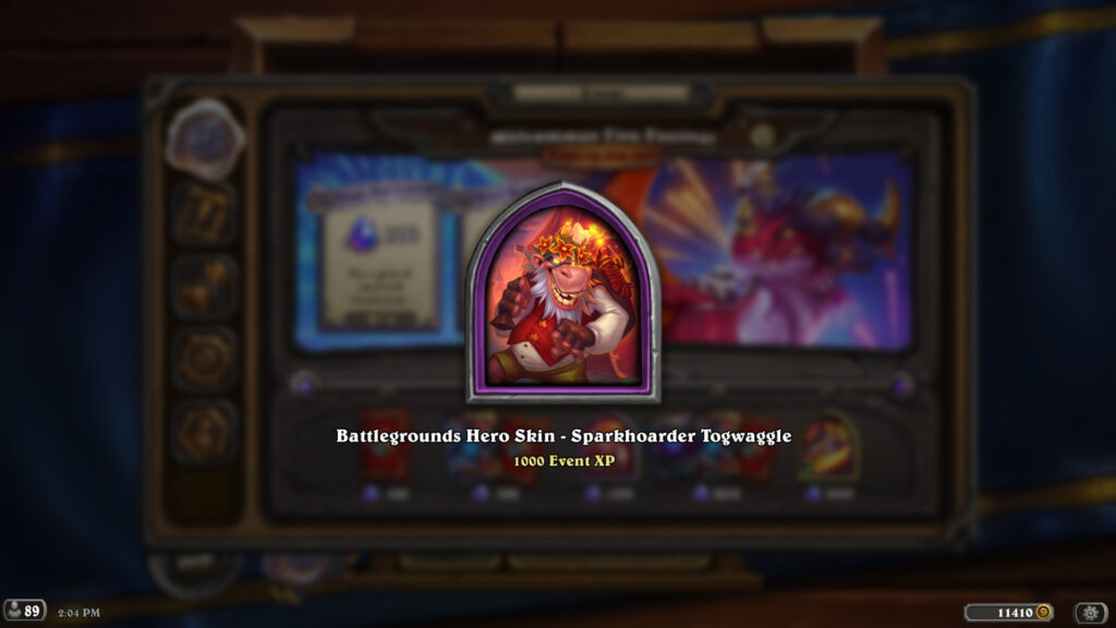 Sparkhoarder Togwaggle Battlegrounds skin