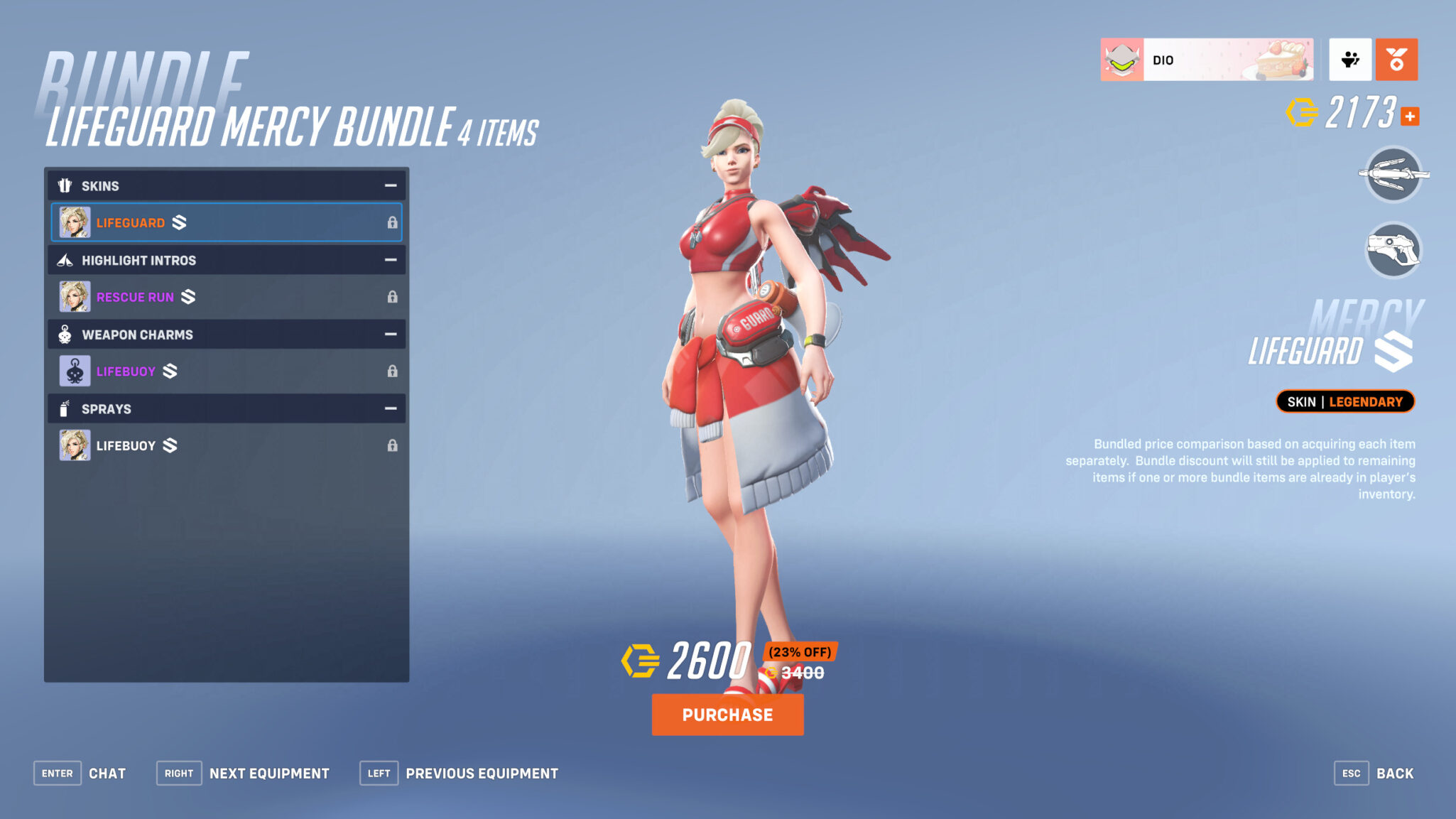 Lifeguard Mercy skin