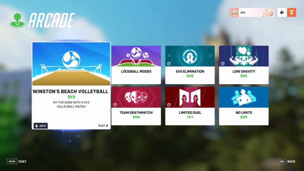 How to access the game mode