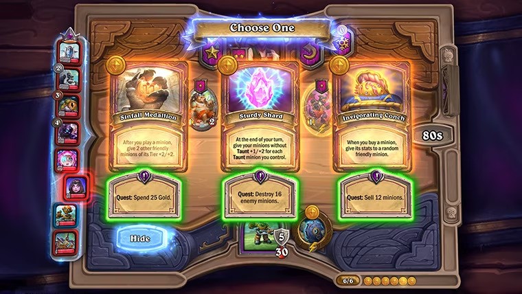 Battleground Quests are back in the mix for this tournament