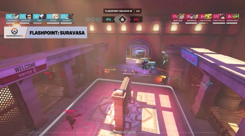 Overwatch 2 Flashpoint Suravasa map screenshot 