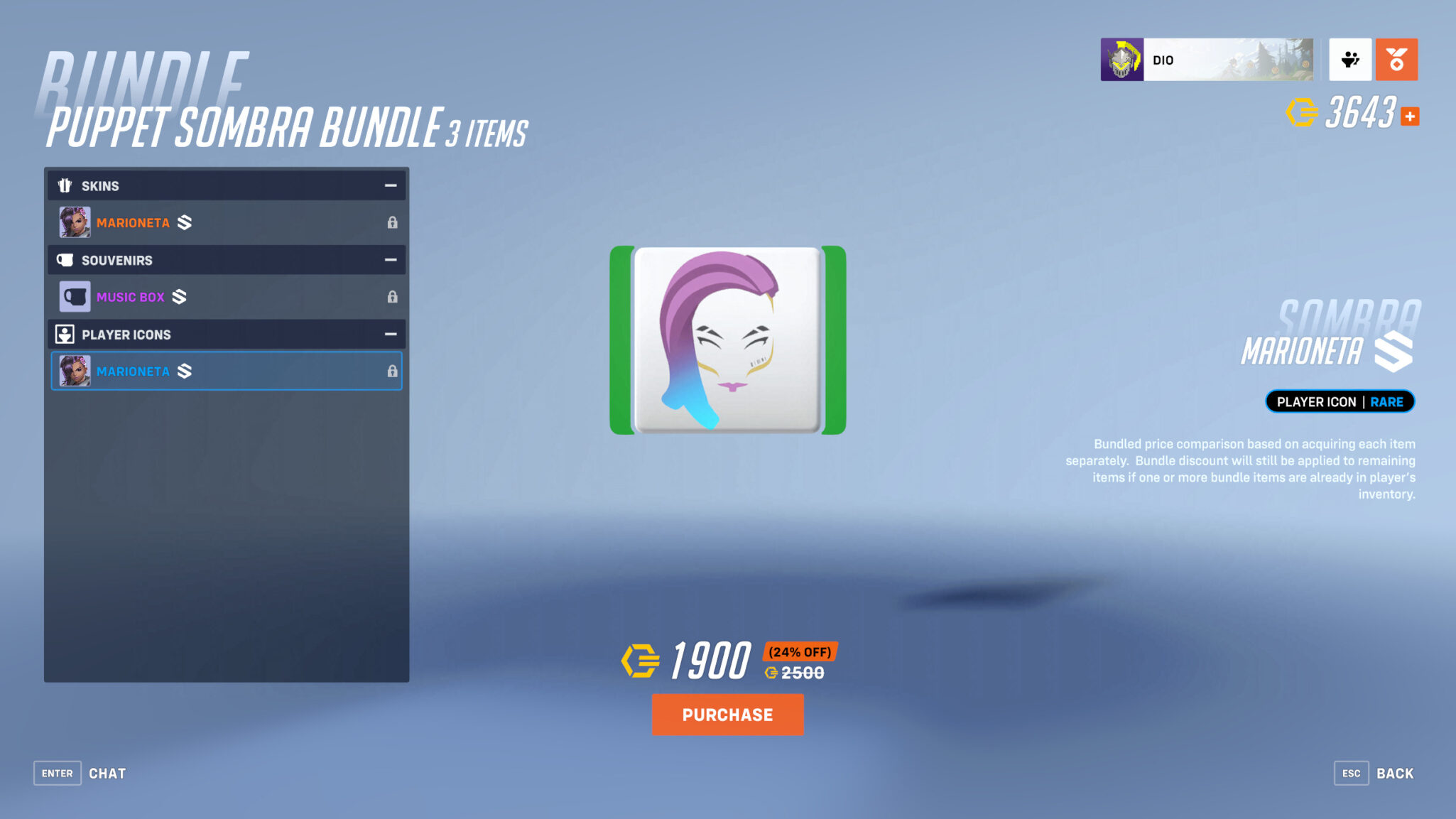 Marioneta Sombra player icon