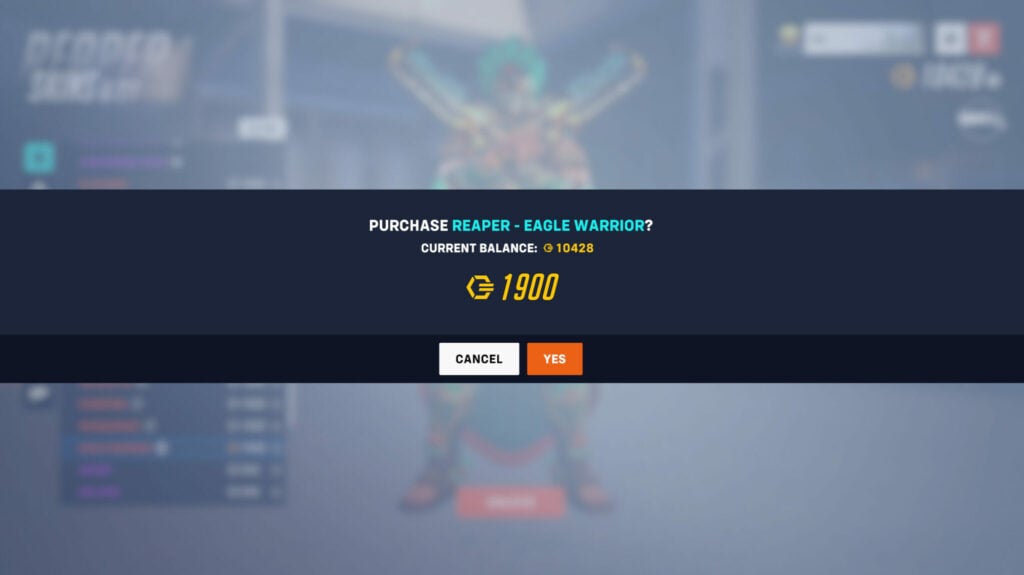 The legendary Reaper skin by itself costs 1,900 