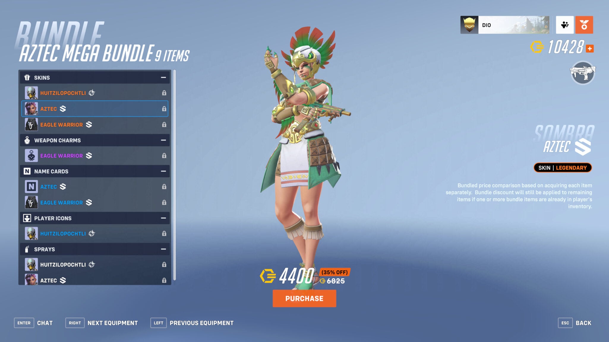 Aztec Sombra skin
