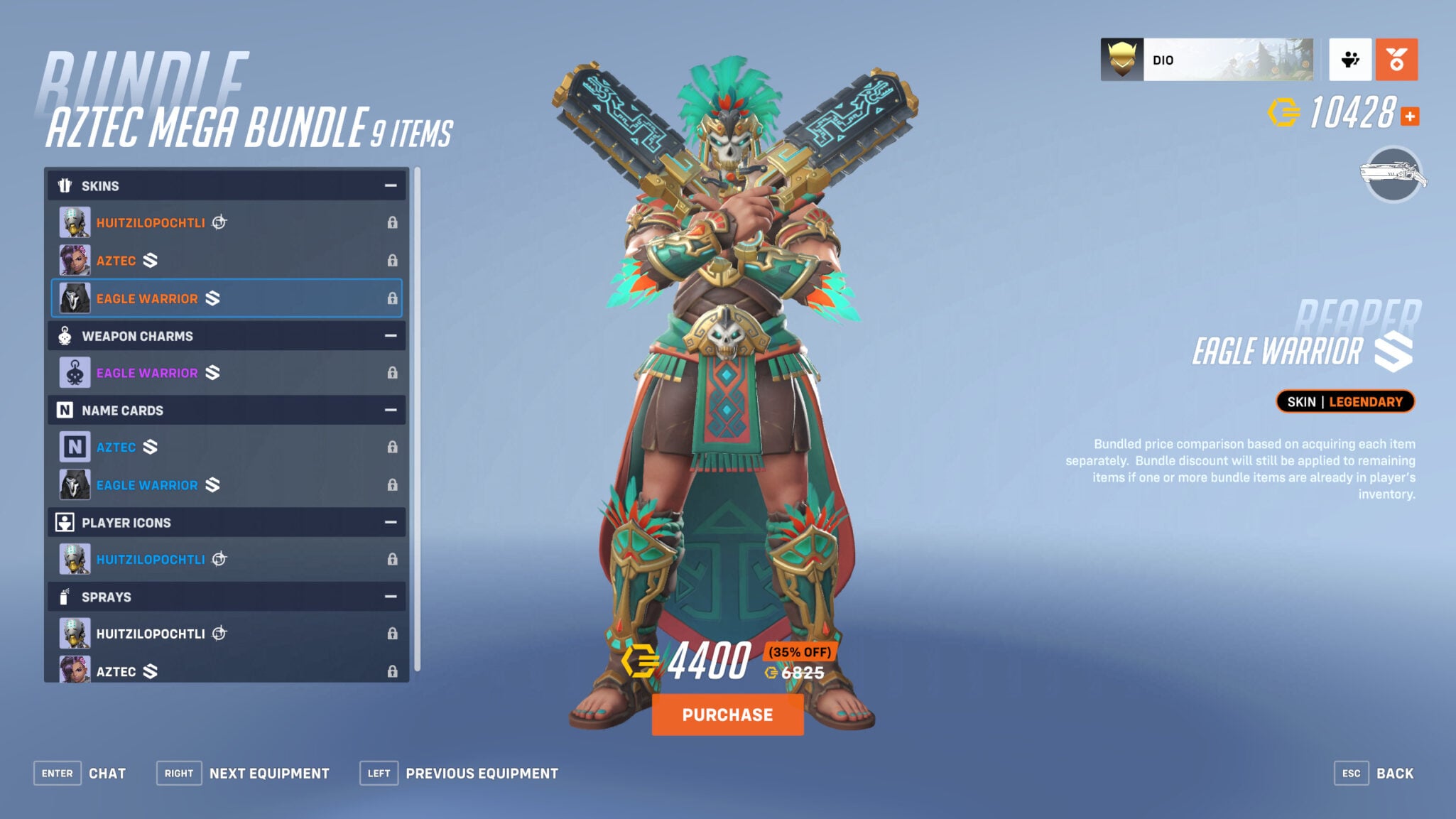 Eagle Warrior Reaper skin