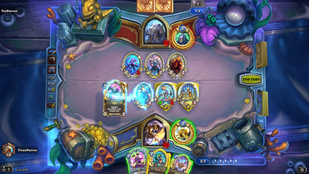 Hearthstone TITANS Mech Paladin screenshot