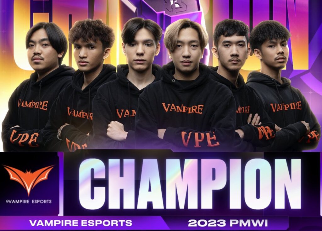 Vampire Esports wins PMWI 2023, back-to-back Champions
