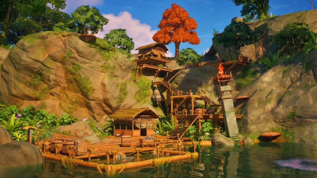 Where is Sunswoon Lagoon in Fortnite?