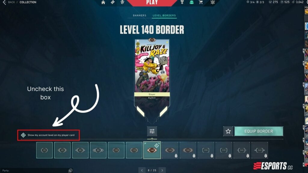 How To Hide Level in VALORANT