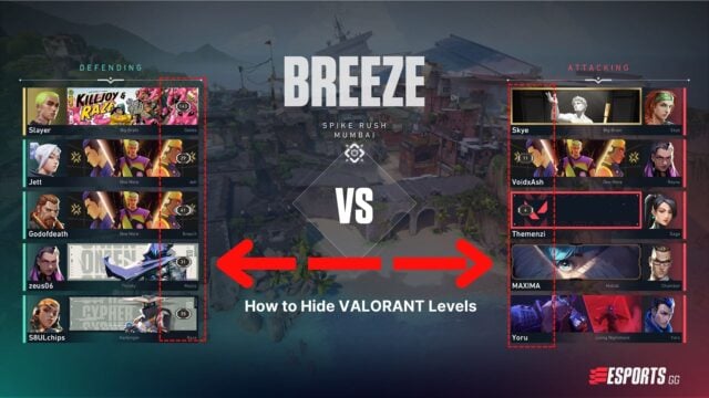 How to hide level in VALORANT