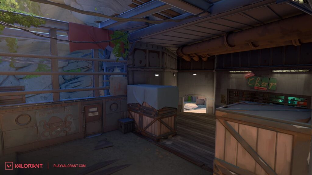 The A Cave location on Breeze after the changes.