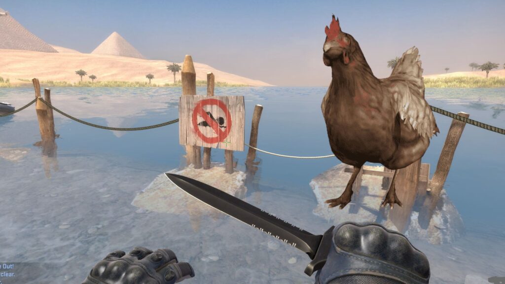 What the Cluck? Chickens can now swim in CS:GO