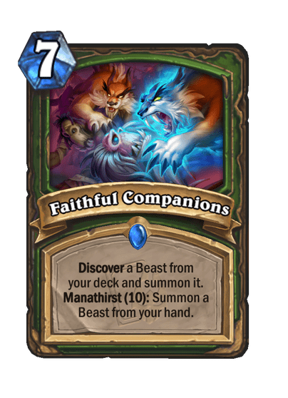 Hearthstone Patch Faithful Companions