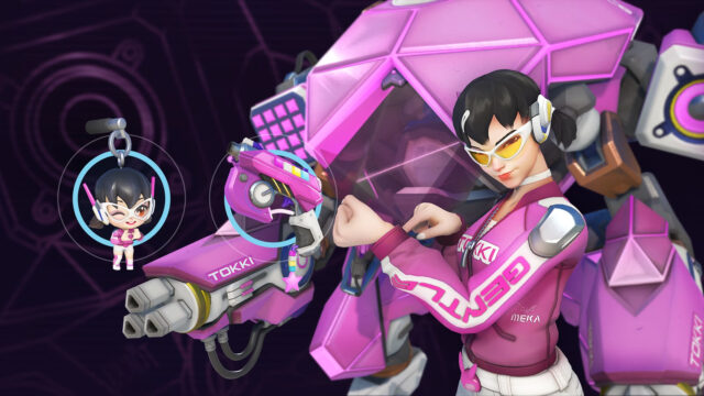 Gentle Tokki Fuchsia D.Va skin now live in Overwatch 2