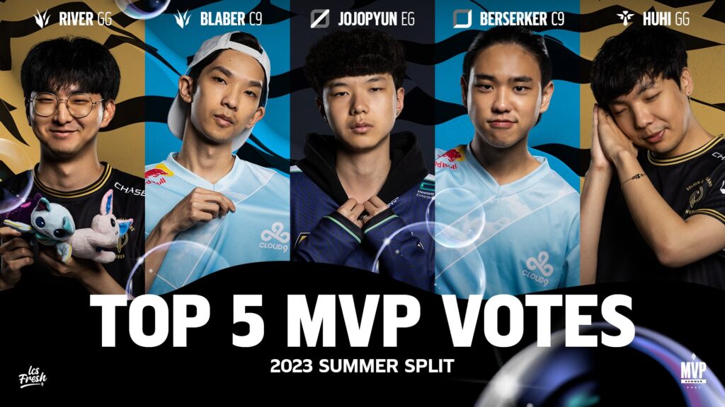The five contenders for the LCS Summer Split MVP
