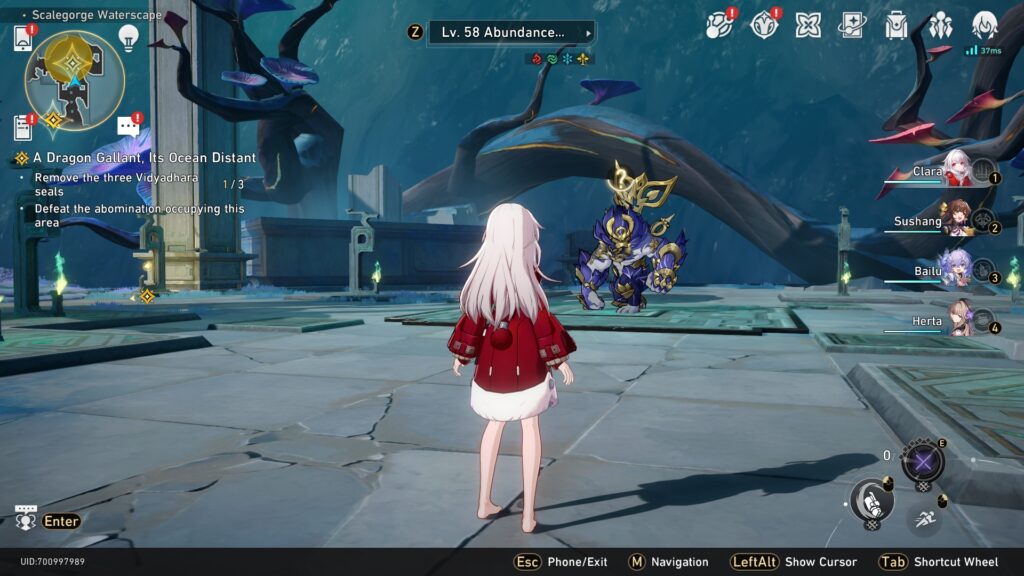 Encountering Malefic Ape in Honkai Star Rail