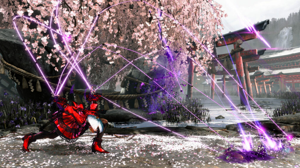 AKI has multiple long-range attacks in Street Fighter 6.