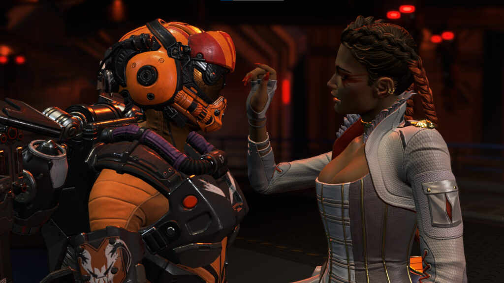 Loba and Valkyrie speaking during A Thief's Bane