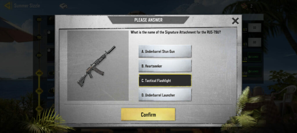 Daily CoD Mobile Summer Sizzle quiz answers