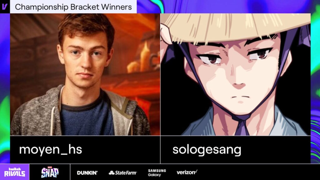 Moyen and Sologesang win Marvel Snap Twitch Rivals event