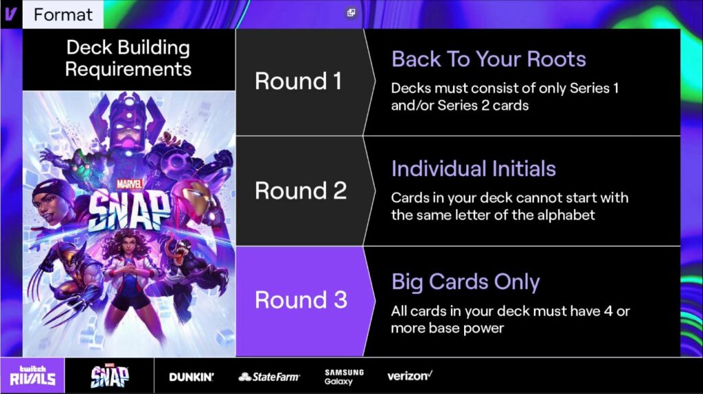 Marvel Snap Twitch Rules