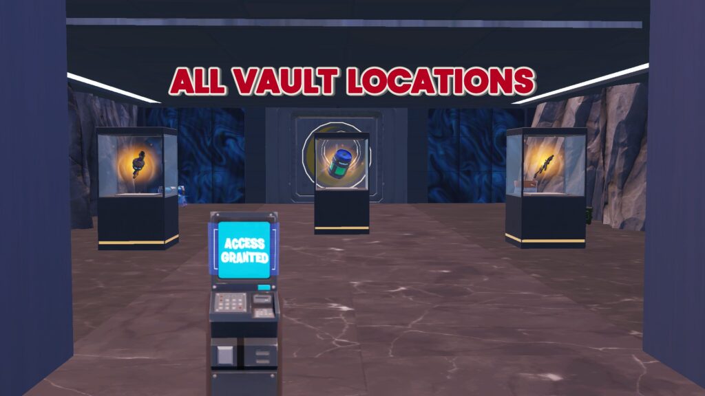 Where are the Vaults in Fortnite Season 4?