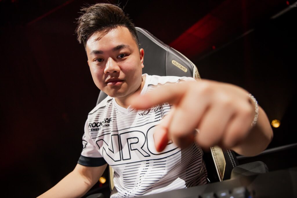 Victor "Victor" Wong of NRG competes at VALORANT Champions Los Angeles Group Stage at the Shrine Expo Hall on August 8, 2023 in Los Angeles, California.