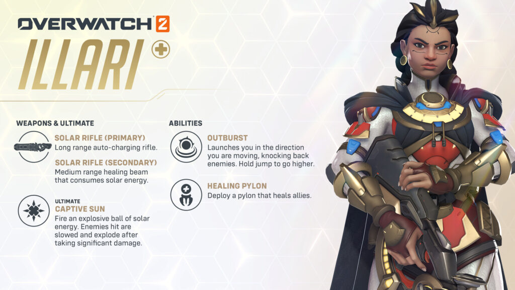 Illari's abilities in Overwatch 2