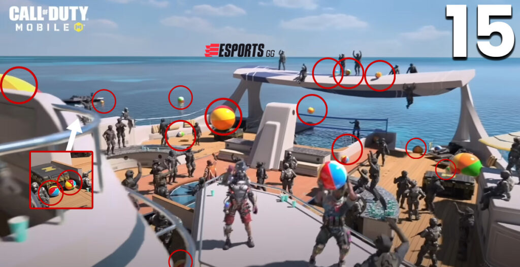 how many beach balls in codm. Summer Sale Scene 2
