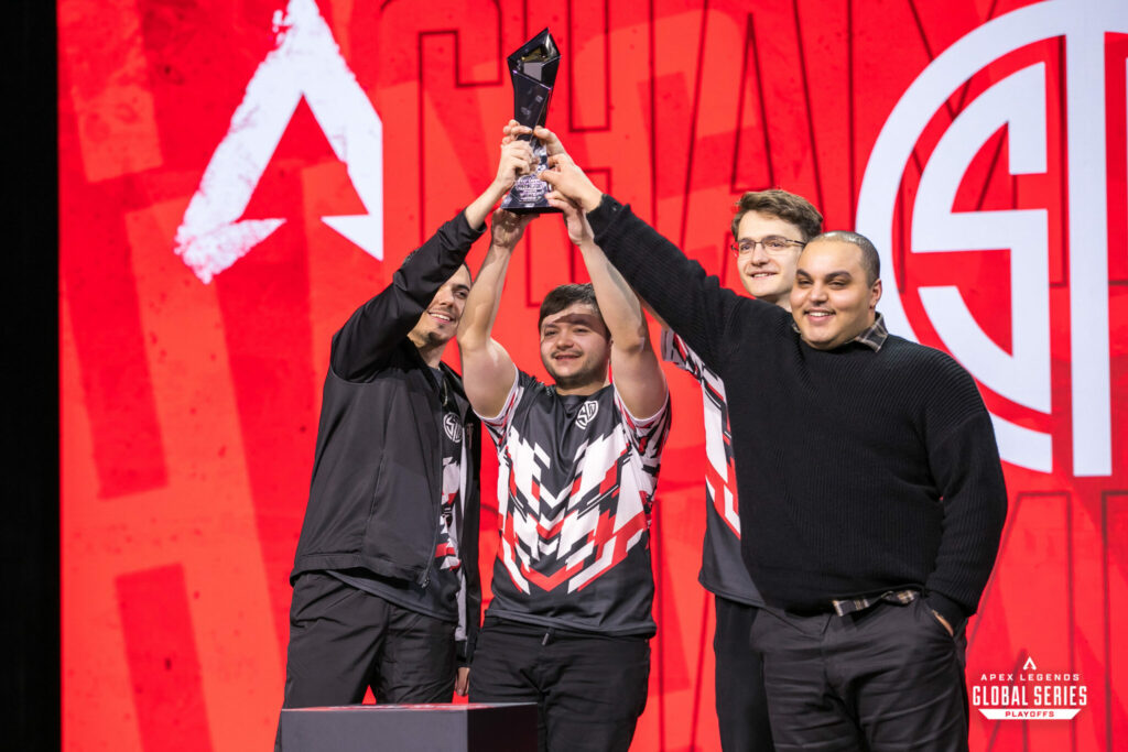 TSM Raven lifts the ALGS Split 1 Playoff trophy