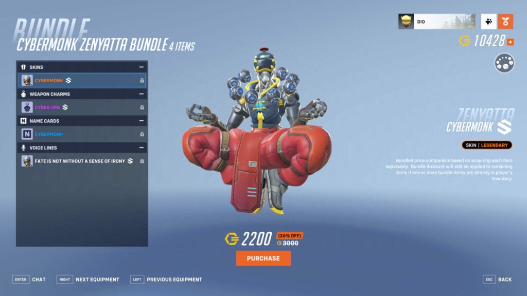 Zenyatta's bundle
