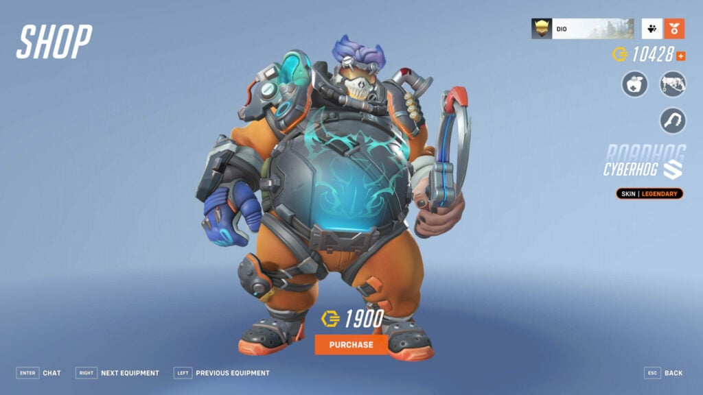 Cyberhog skin for Roadhog