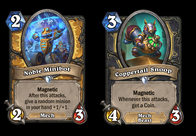 Minions with the Magnetic keyword