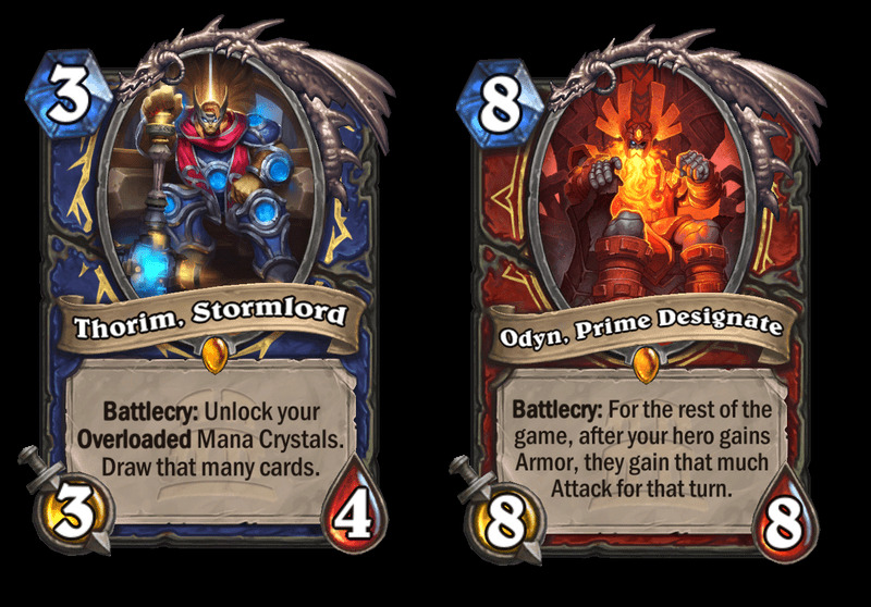 Keepers in the Hearthstone TITANS expansion