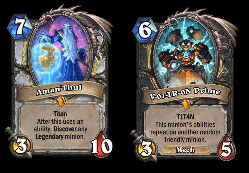 Aman'Thul and V-07-TR-0N Prime