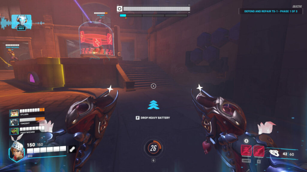 Heavy batteries slow down your walking speed