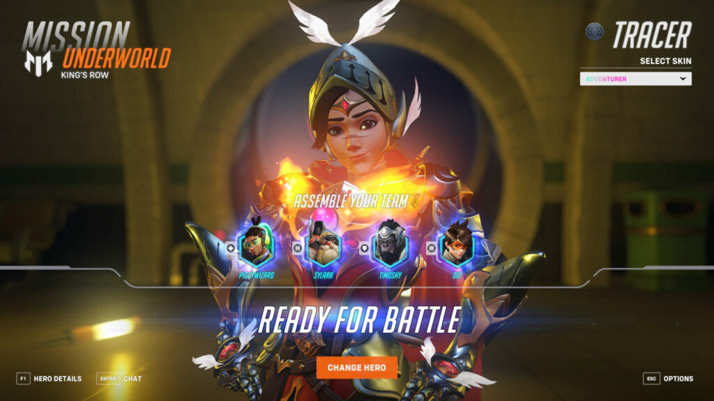 Assemble your team of heroes