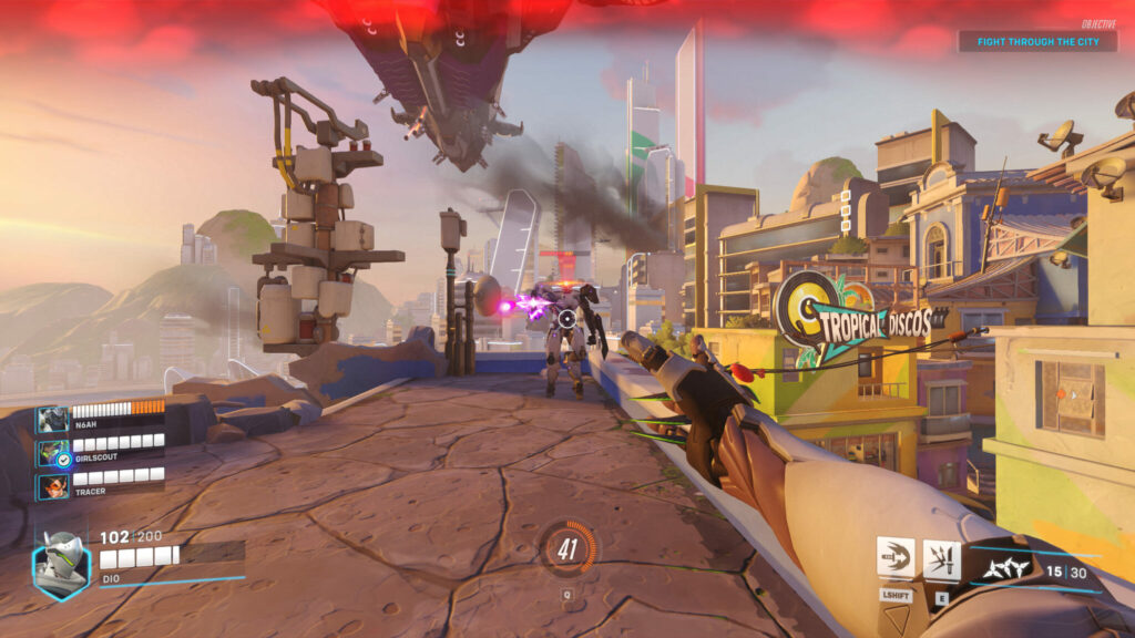 Fight through the city 