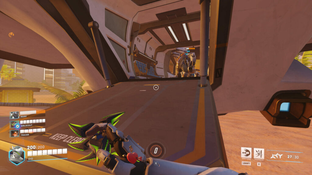 Enter Brigitte's shuttle