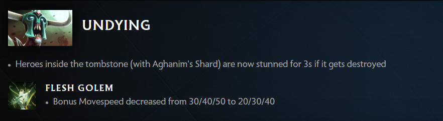 Undying changes in Patch 7.34b.