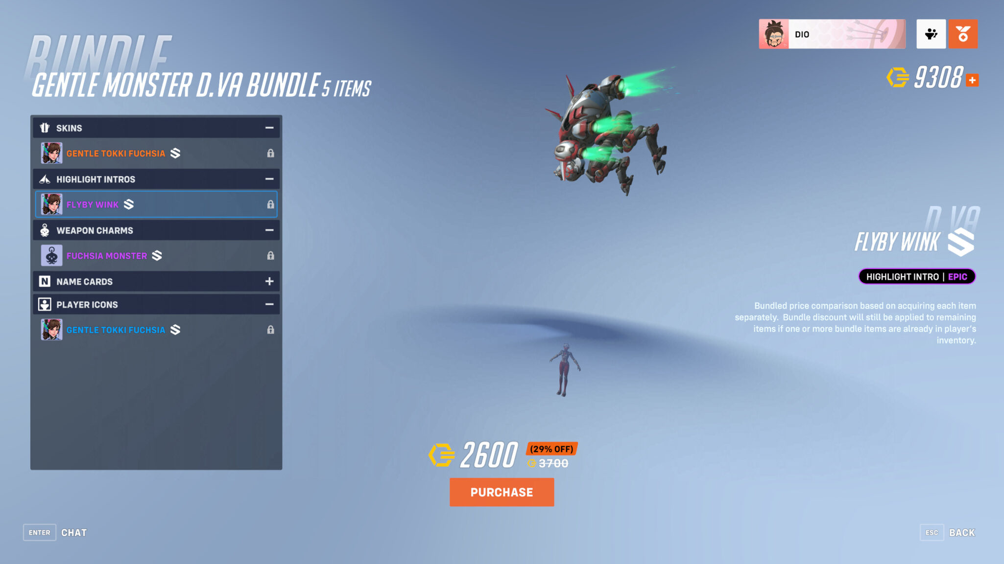 Flyby Wink highlight intro glitch